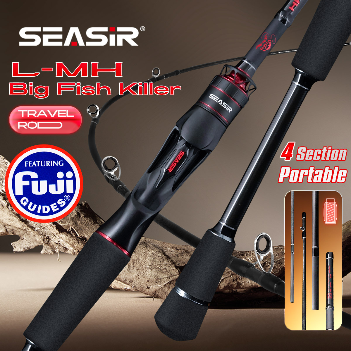 Fishing Equipment Guide - Seasir Salminus XF M/MH Wędka Spinningowa