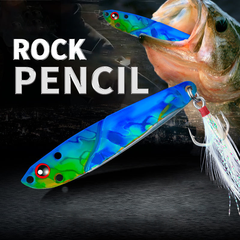 Fishing Equipment For Trout - 1 szt. Metalowy Jig 3D Przynęta
