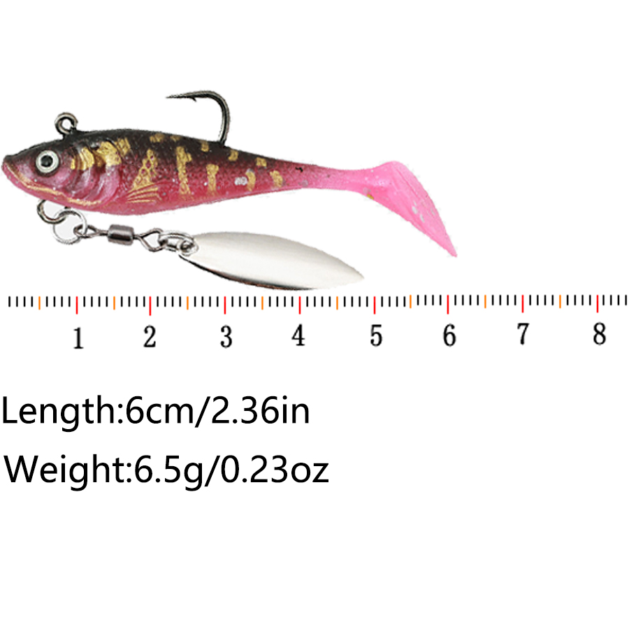 5 SZTUK PRZYNĘT MIĘKICH Z OSTR – Fishing Equipment For Trout recenzja i cena