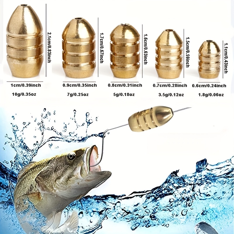 Hurtownia 50 szt. Złote miedzi – Fishing Equipment Deals recenzja i cena