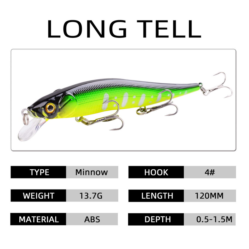 1 szt. Przynęta Wędkarska 115m – Fishing Equipment For Trout recenzja i cena