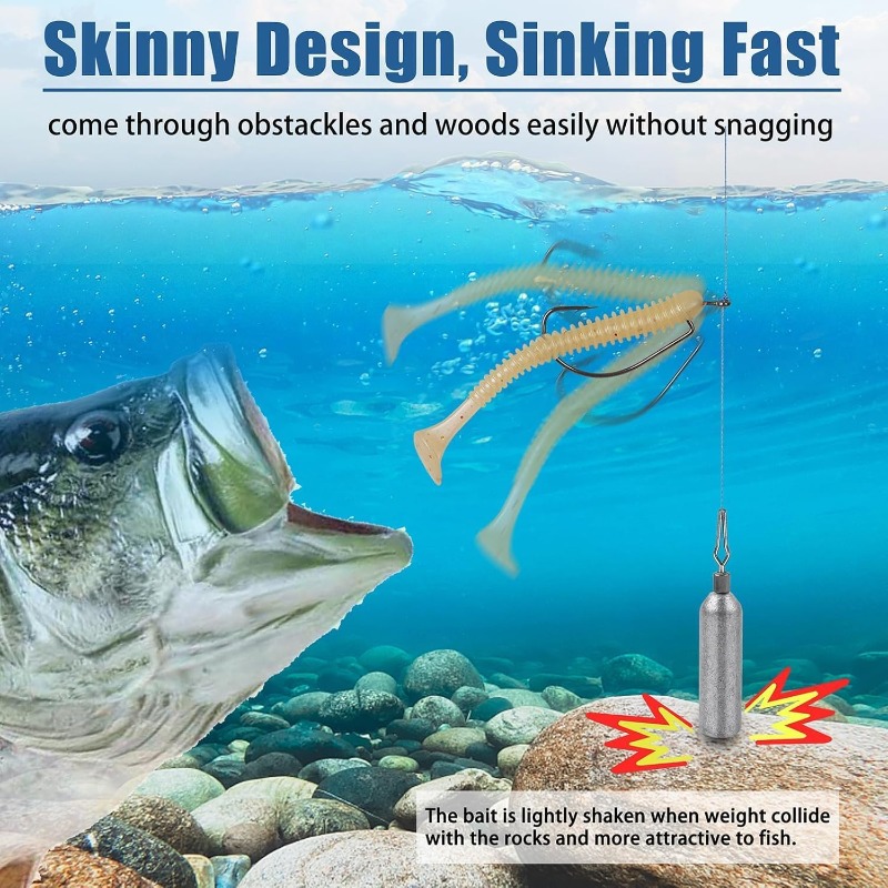 50 szt. obciążników typu drop  – Fishing Equipment Deals recenzja i cena