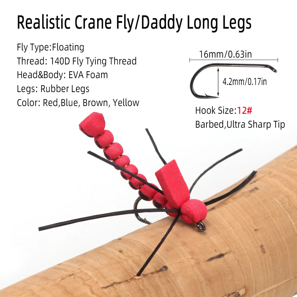 4 szt. # 12 Gumowych Nóżek Dad – Fishing Equipment For Trout recenzja i cena